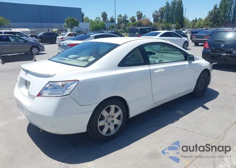 2007 Honda Civic Lx z USA, uszkodzony, nr VIN 2HGFG12657H561718